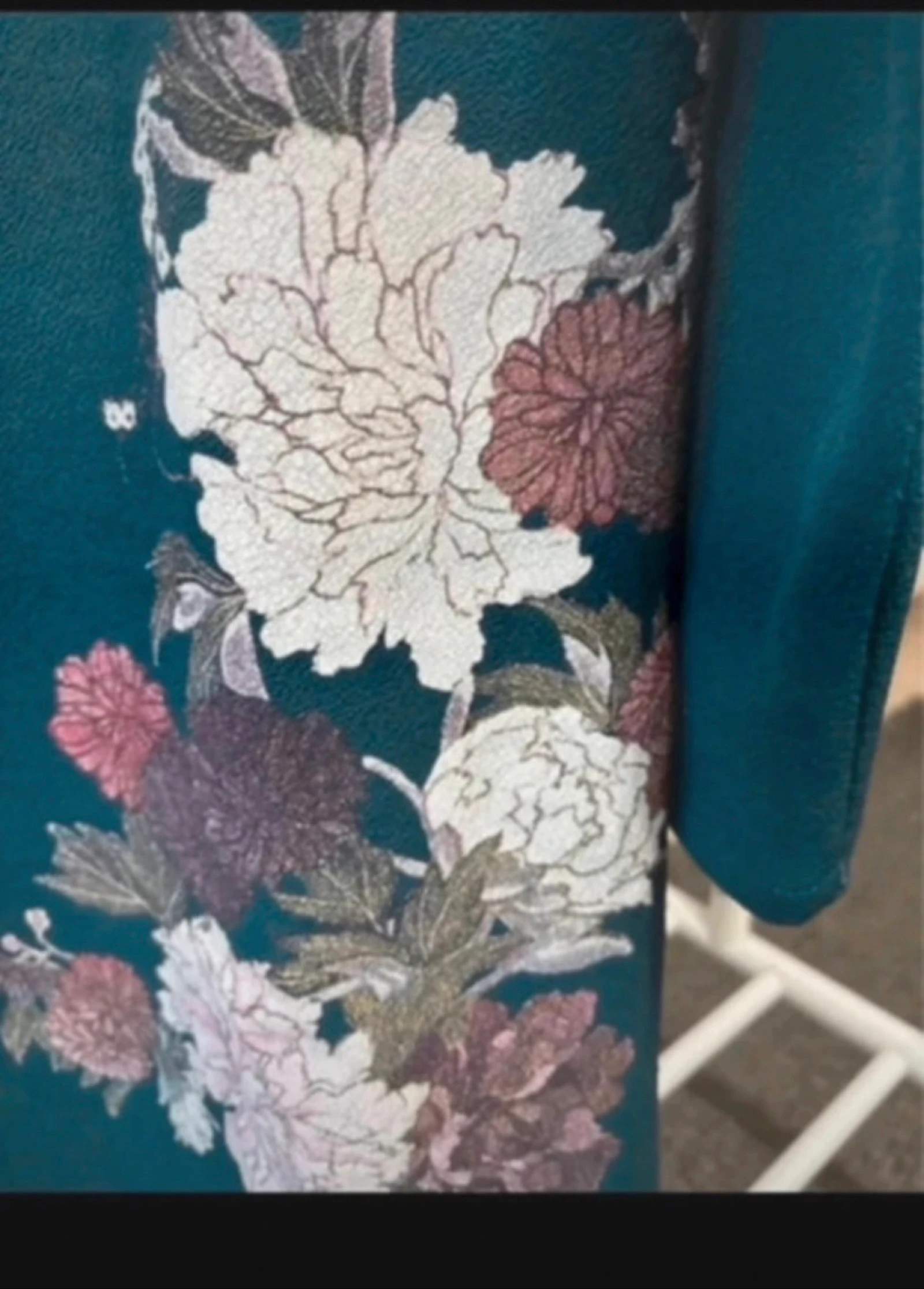 Vestido azul com flores 🌺 Springfield M – photo 3
